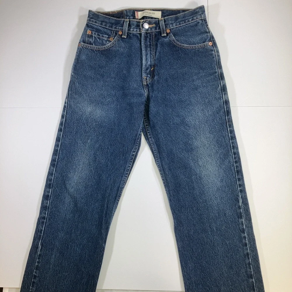 Vintage Levi's 505 Regular Fit Jeans Mens 29x32 Medium Wash Y2K